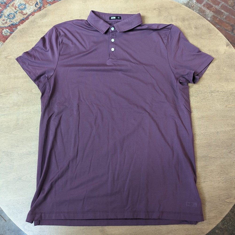 Barbell Apparel Men's Updated Havok Polo - XL - Currant